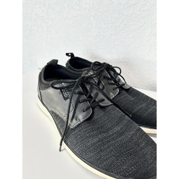 Izod Mens Casual Shoes Drift Oxford Memory Foam Sneaker Breathable Black Size 10 - Picture 6 of 13